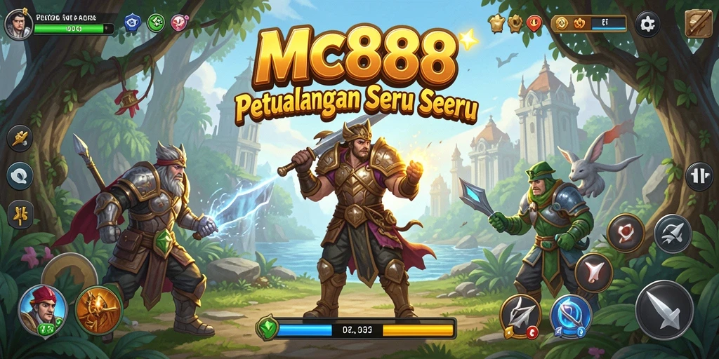 Tampilan gameplay yang seru dalam MC888 dengan grafik menakjubkan.
