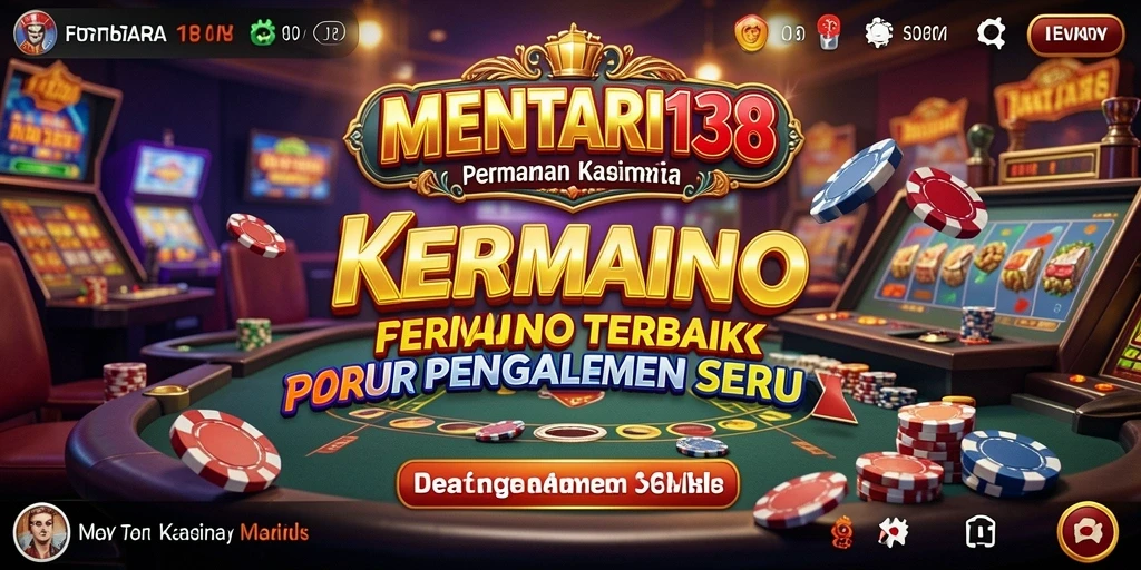 Gameplay seru di MENTARI138 dengan variasi permainan Kasino.