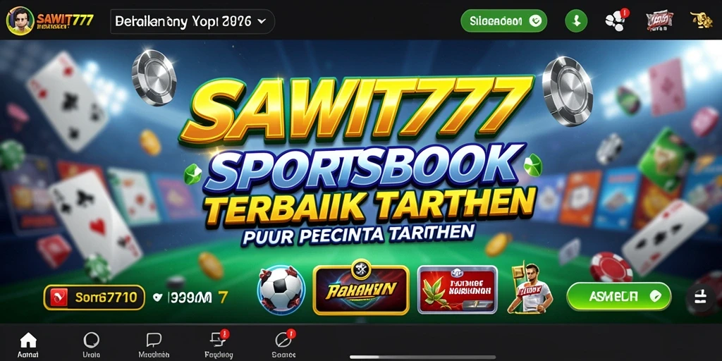 Tampilan gameplay yang seru di aplikasi SAWIT777 Sportsbook.