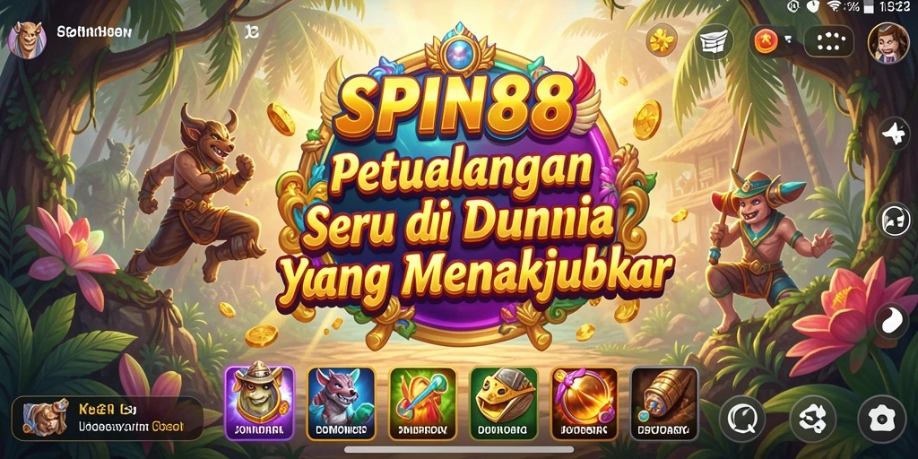 Tangkapan layar SPIN88 menampilkan suasana gameplay yang mendebarkan.